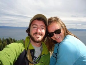 Rob Hosting Surfer Samantha (Australia) in Lake Tahoe, California