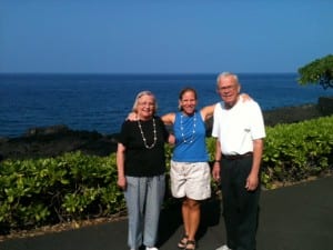 With Mom & Dad at the Sheraton on the Big Island